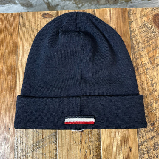 Moncler Big Logo Navy Beanie