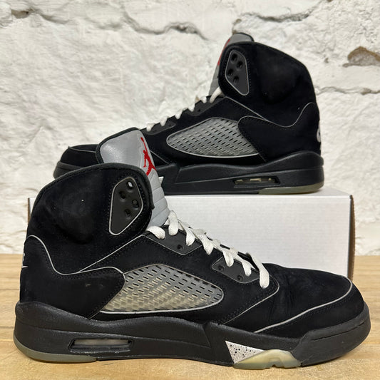 Air Jordan 5 Black Metallic Reimagined Sz 12