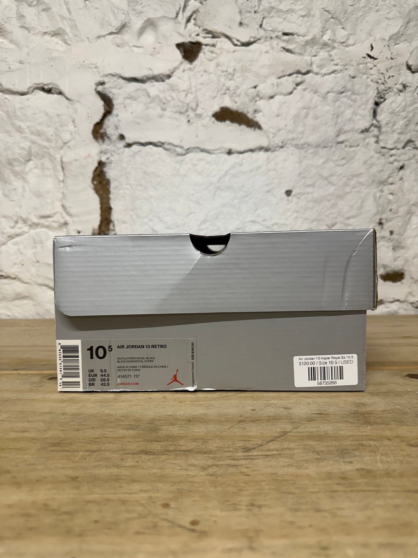 Air Jordan 13 Hyper Royal Sz 10.5