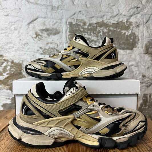 Balenciaga Track 2 Beige White Black Sneaker Sz 9 (42)