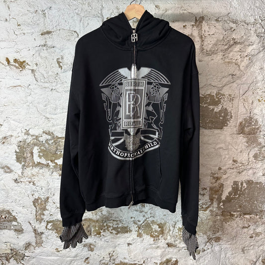 Birth Of Royal Child Royce Crown Hoodie Black Sz M