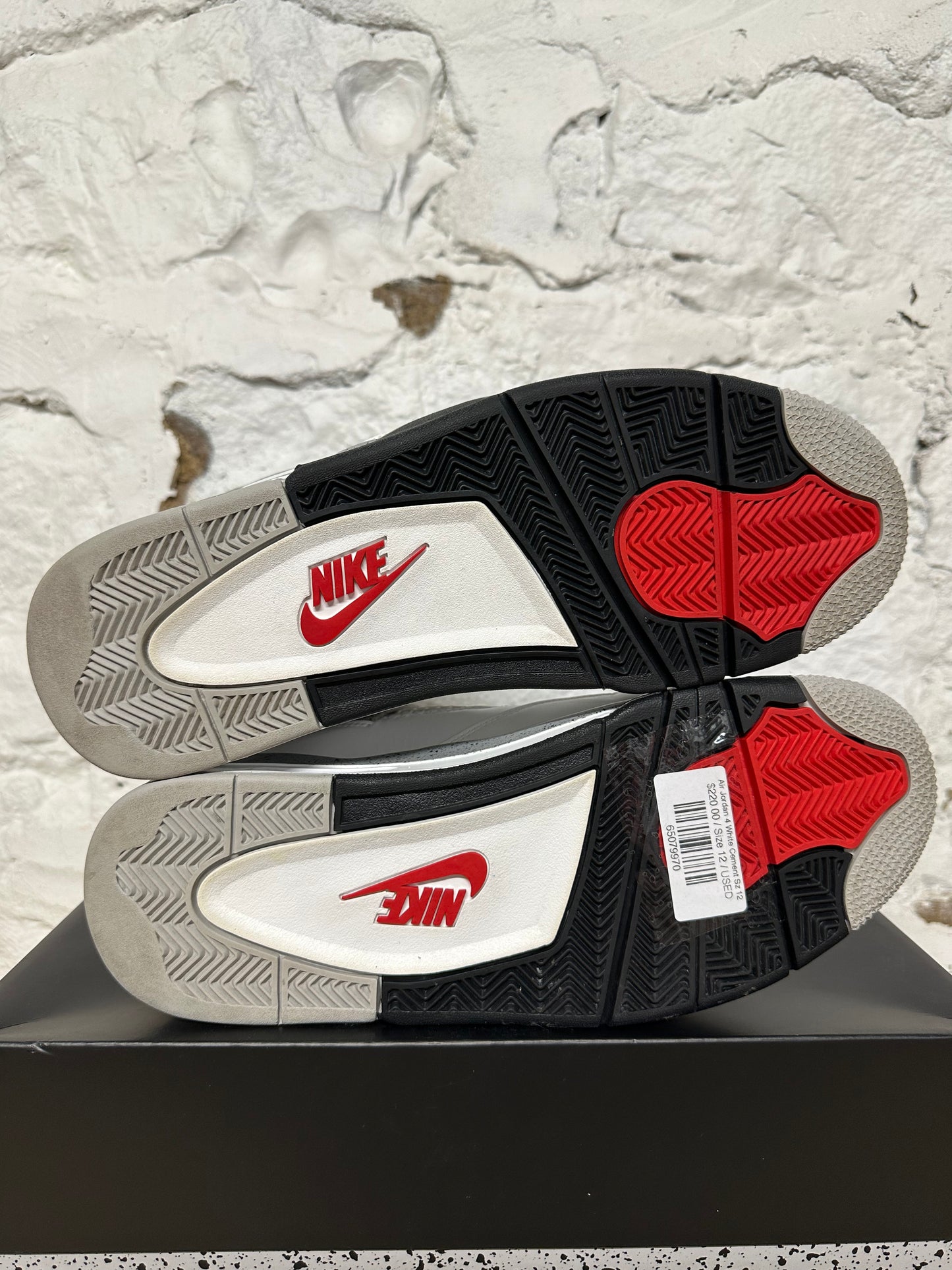 Air Jordan 4 White Cement Sz 12