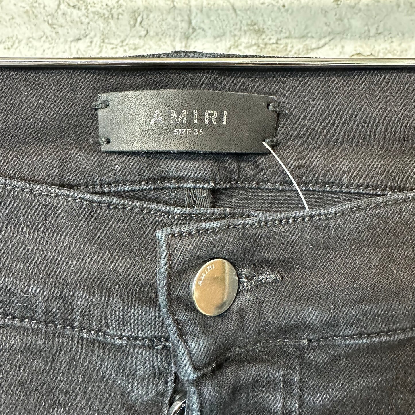 Amiri MX2 Brown Paisley Black Jeans Sz 36