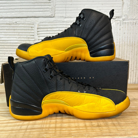 Air Jordan 12 Black University Gold Sz 12