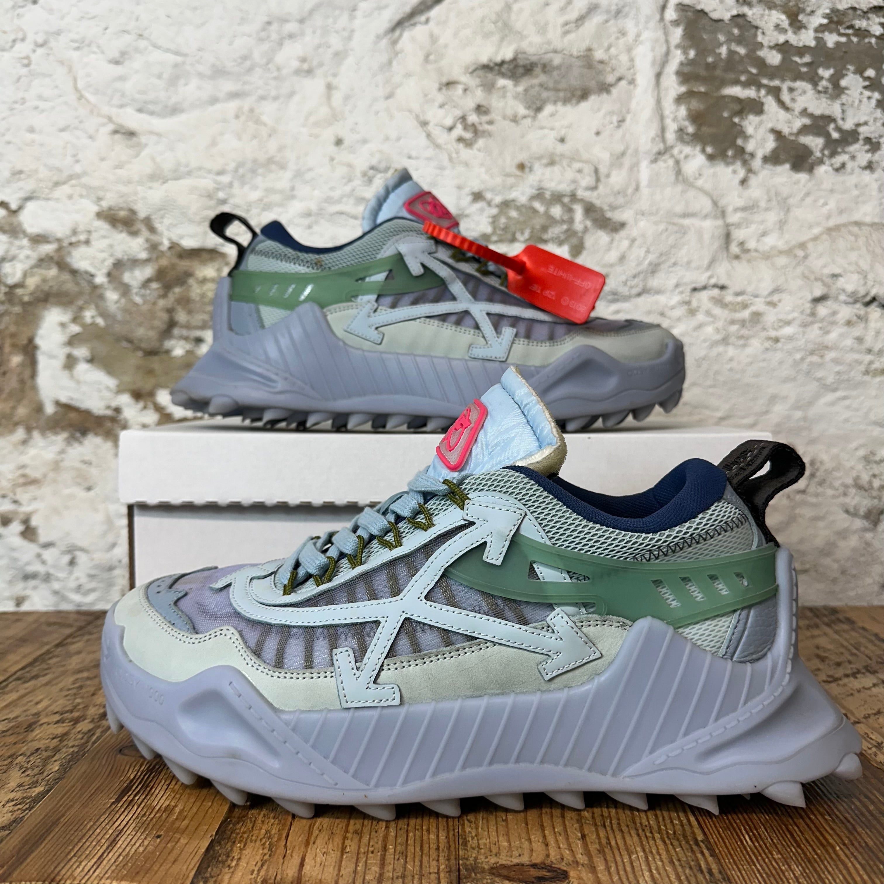 Off White ODSY 1000 Blue Lavender Sneaker Sz 9 (42)