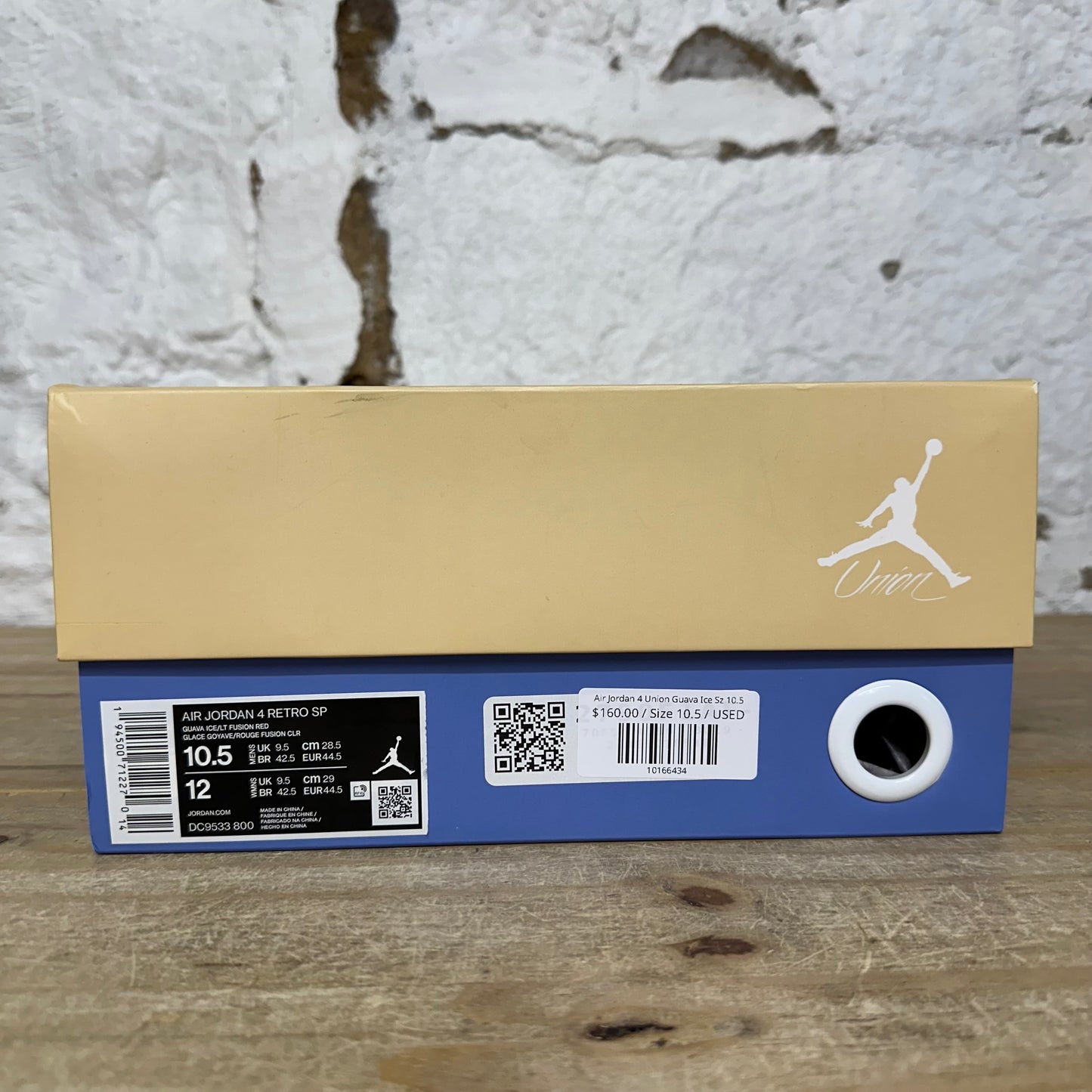 Air Jordan 4 Union Guava Ice Sz 10.5