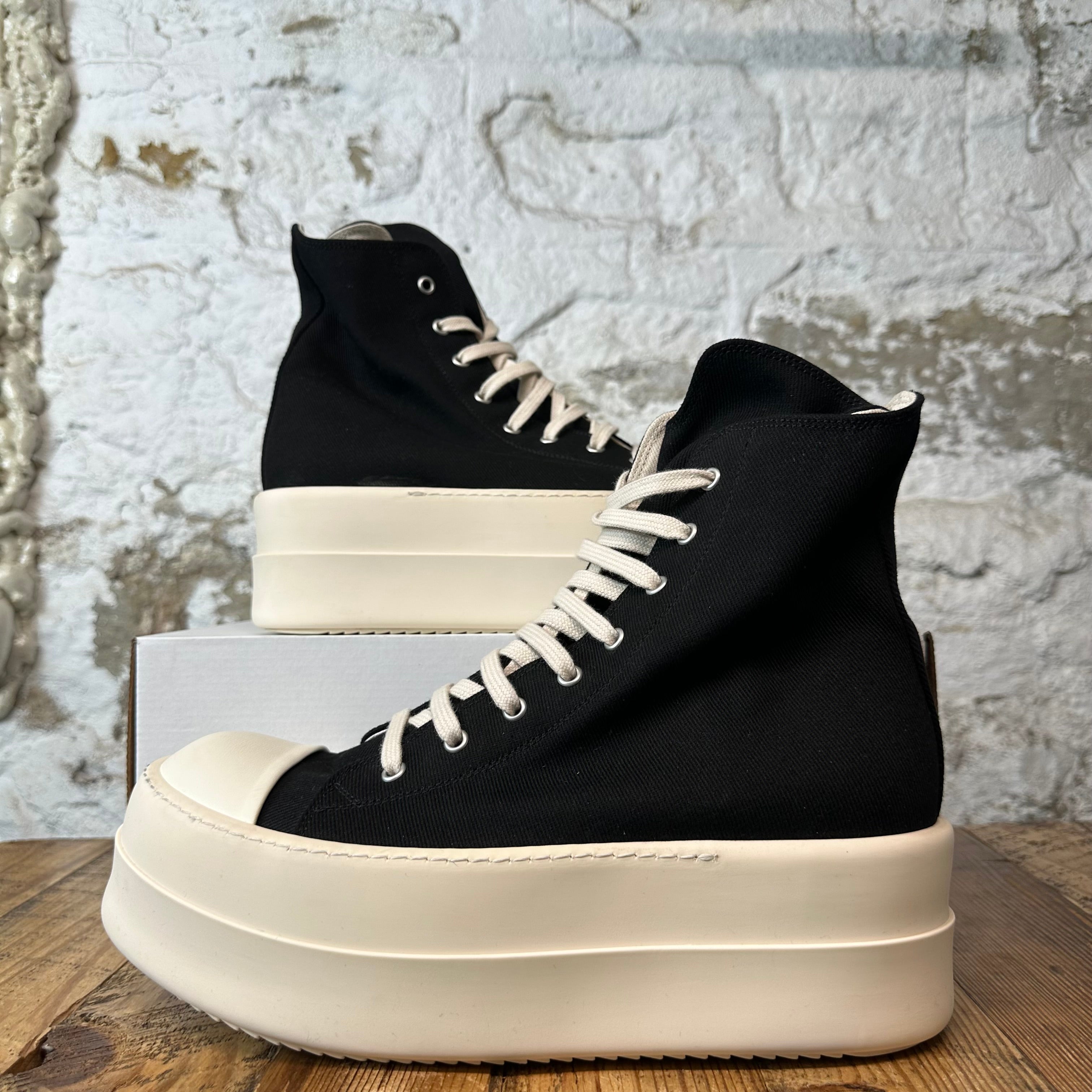 Rick Owens Mega Bumper Black Milk Sneaker Sz 10 (43)
