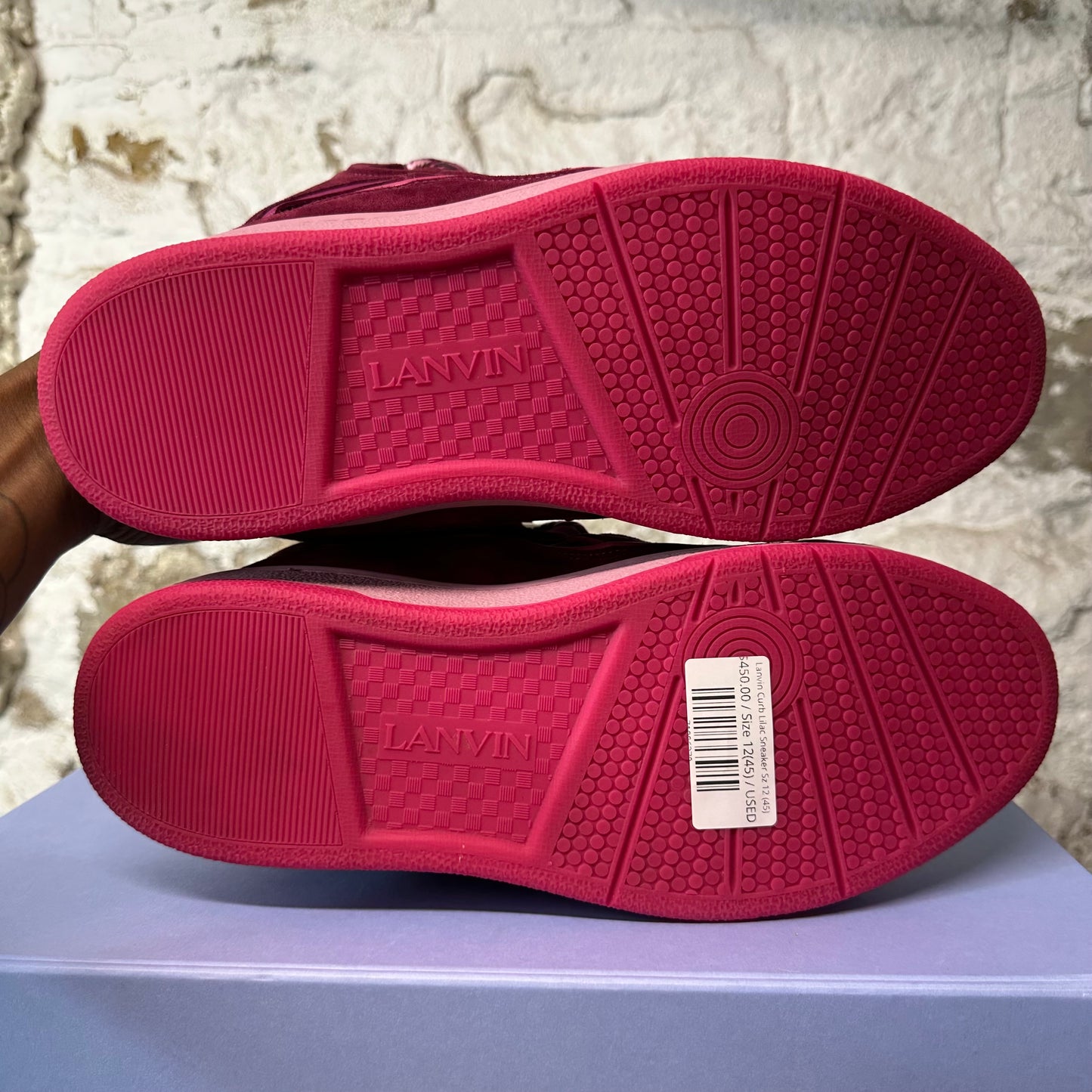 Lanvin Curb Lilac Sneaker Sz 12 (45)