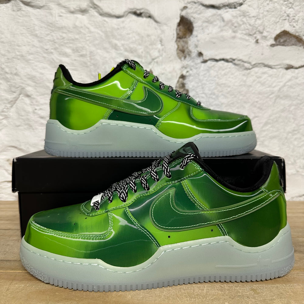 Nike Air Force 1 Low Lebron James LA Voltage Green Sz 10.5