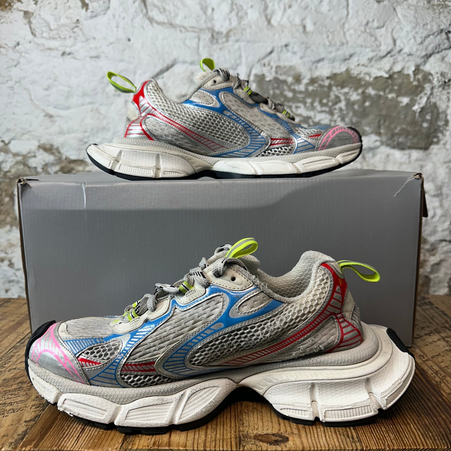 Balenciaga 3XL Multicolor Grey Sneaker Sz 8 (41)