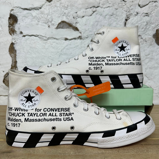 Converse Chuck Taylor All Star 70 Hi Off-White Sz 13