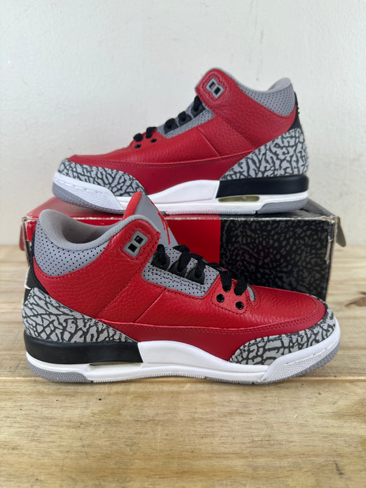 Air Jordan 3 SE Fire Red Sz 4Y DS