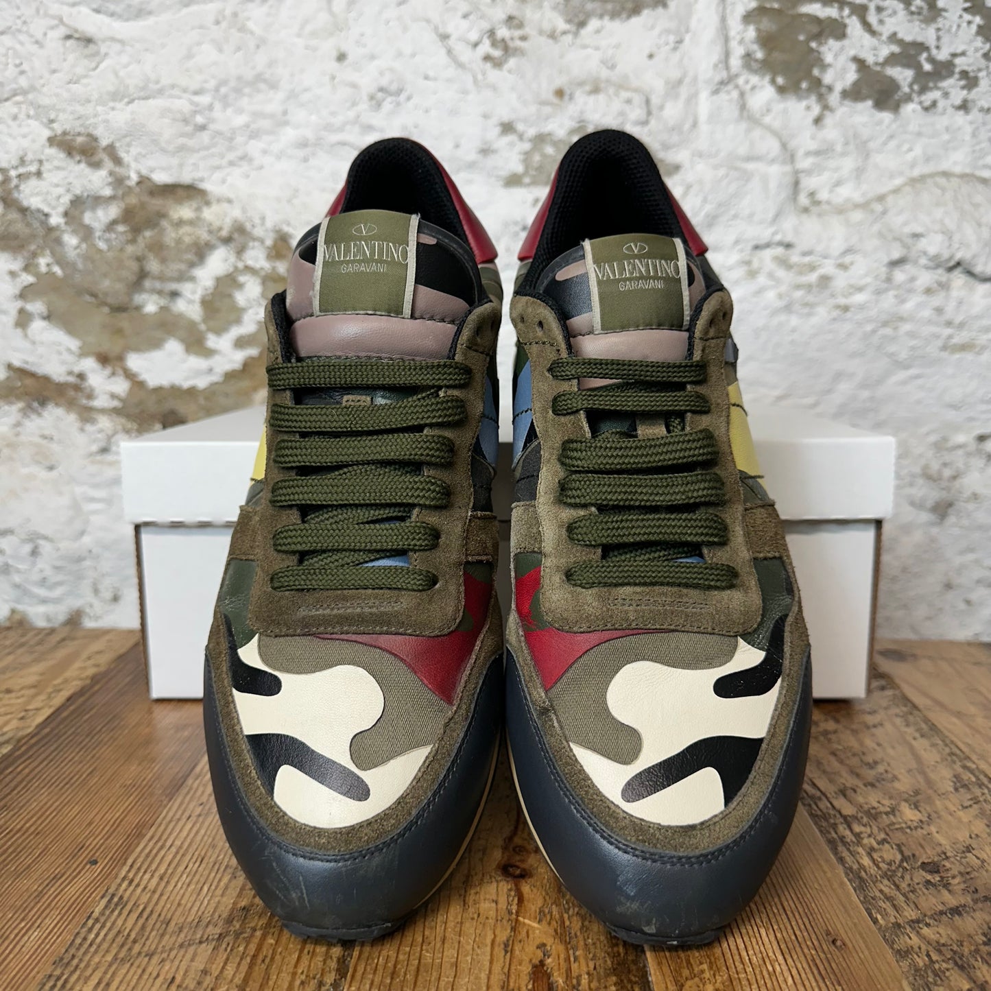 Valentino Multi Camo Rock Runner Sneaker Sz 10 (43) No Box