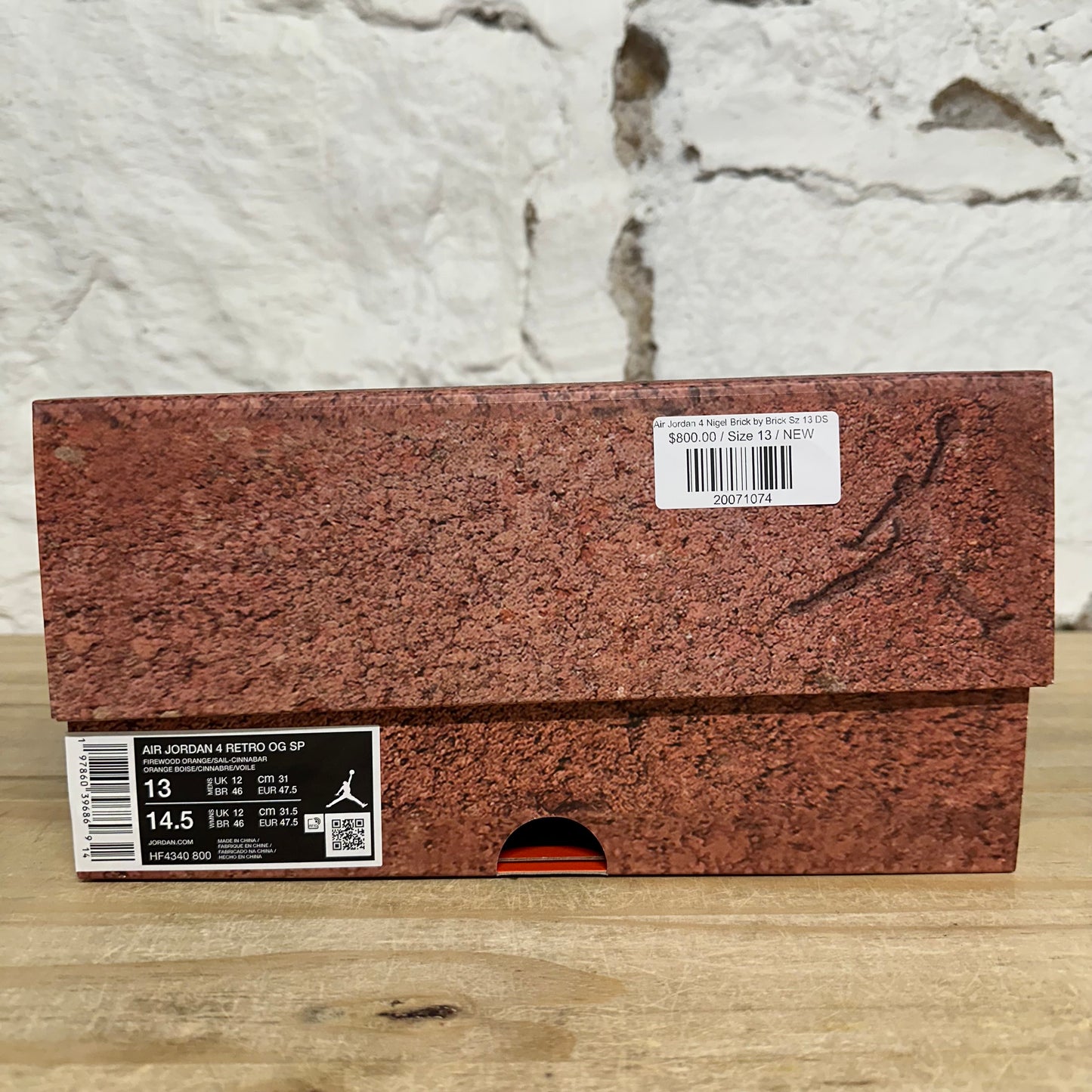 Air Jordan 4 Nigel Brick by Brick Sz 13 DS