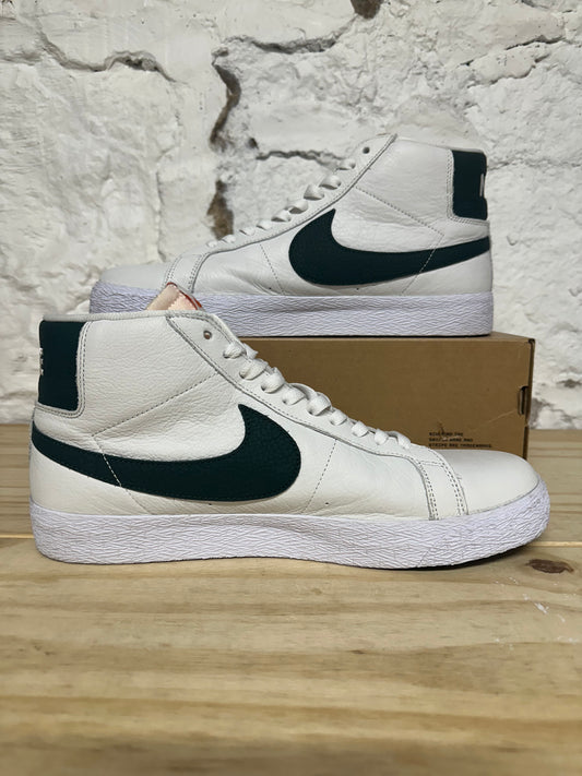 Nike SB Blazer Mid White Pro Green Sz 11.5