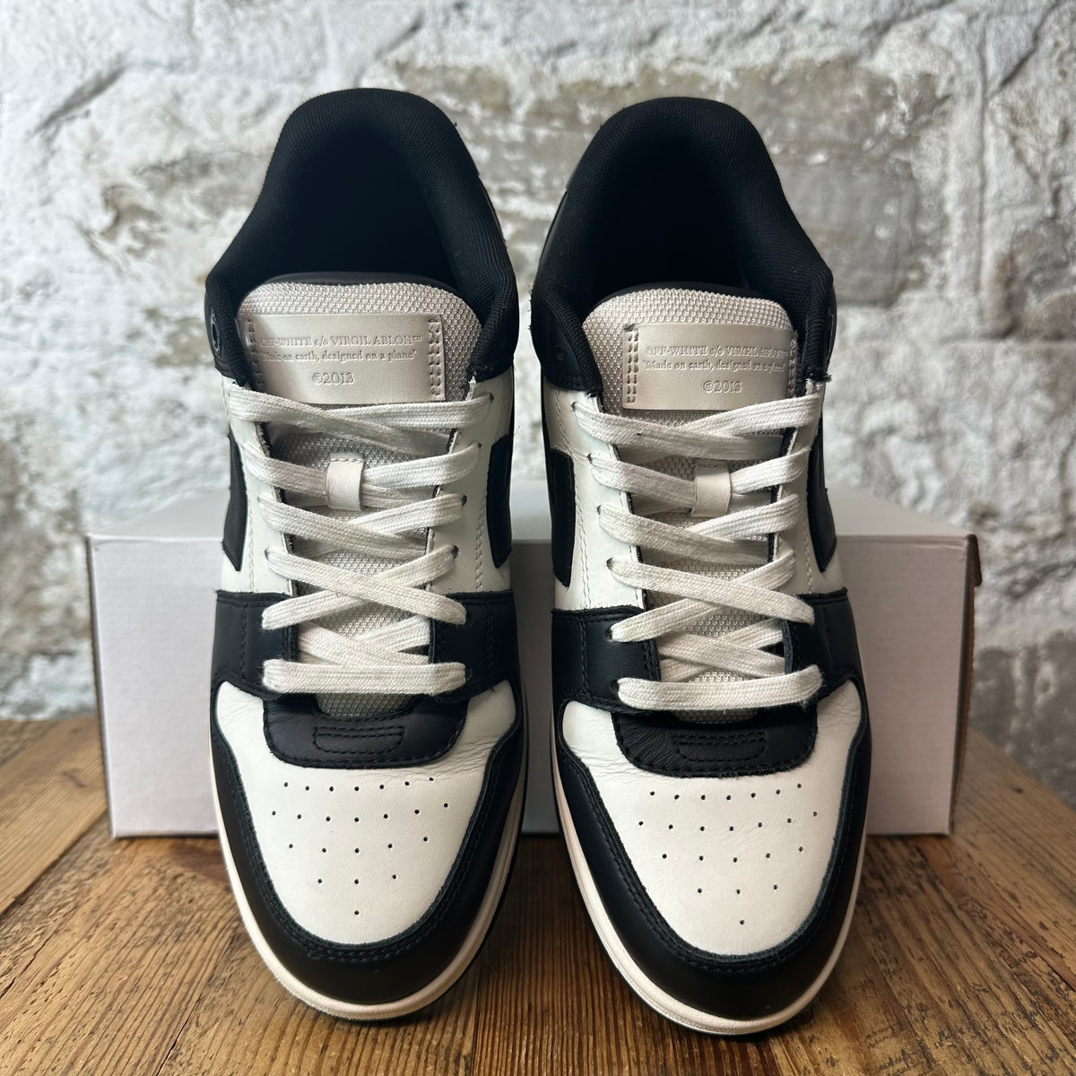 Off-White Out Of Office Black White Sneaker Sz 9 (42)