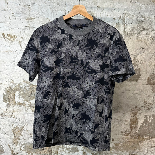 Louis Vuitton Anthracite Monogram Camo T-shirt Sz M