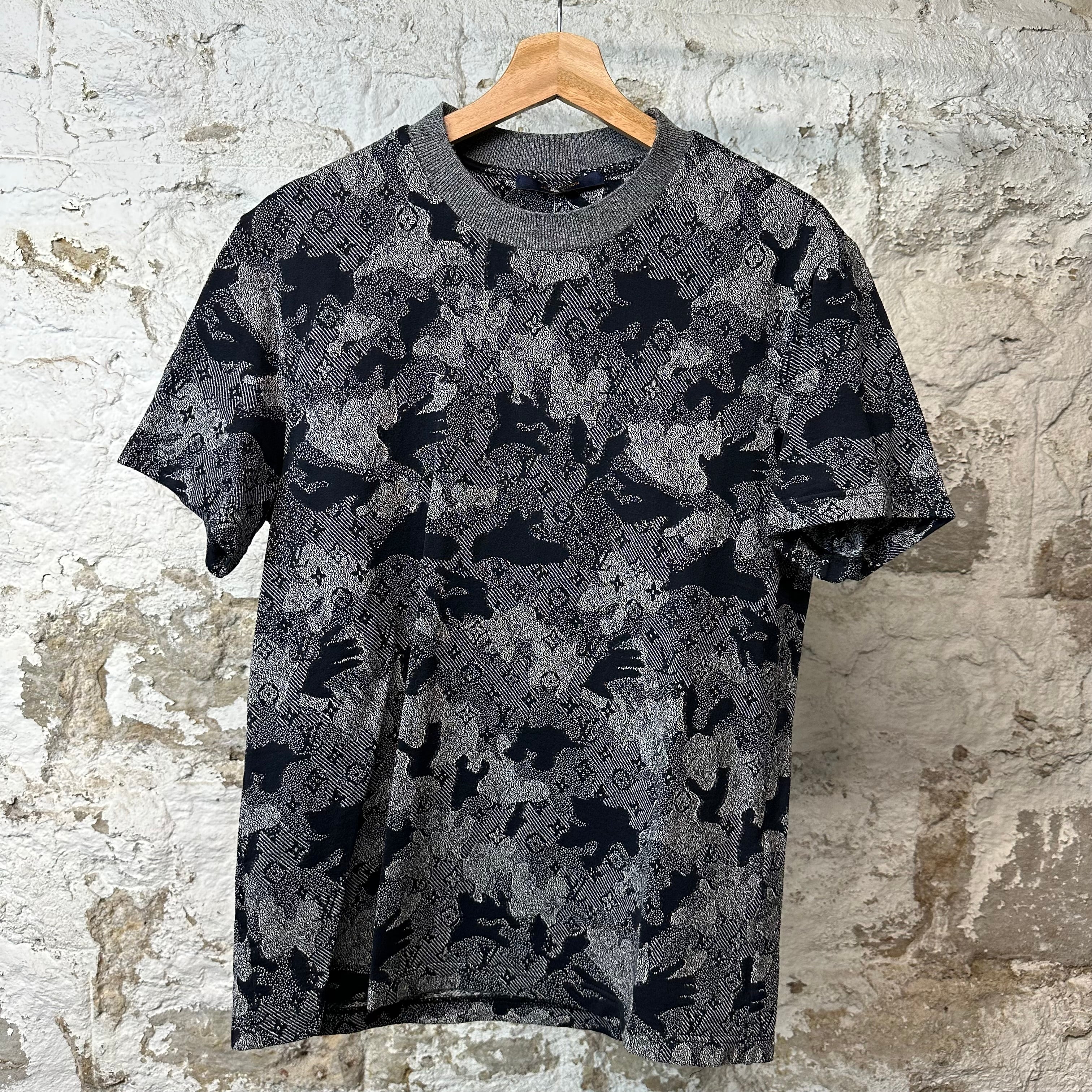 Louis Vuitton Anthracite Monogram Camo T-shirt Sz M