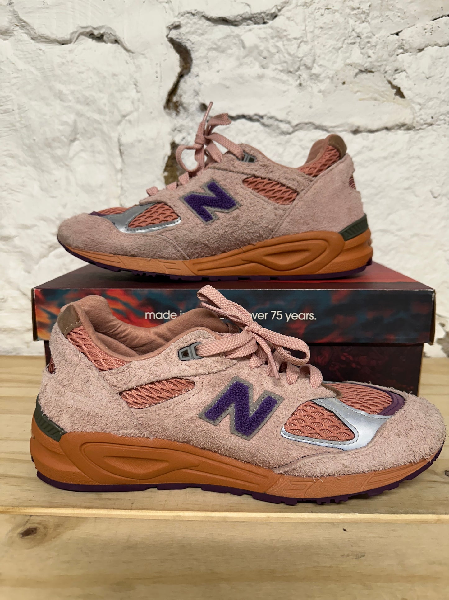 New Balance 990v2 Salehe Sand Be The Time Sz 8.5