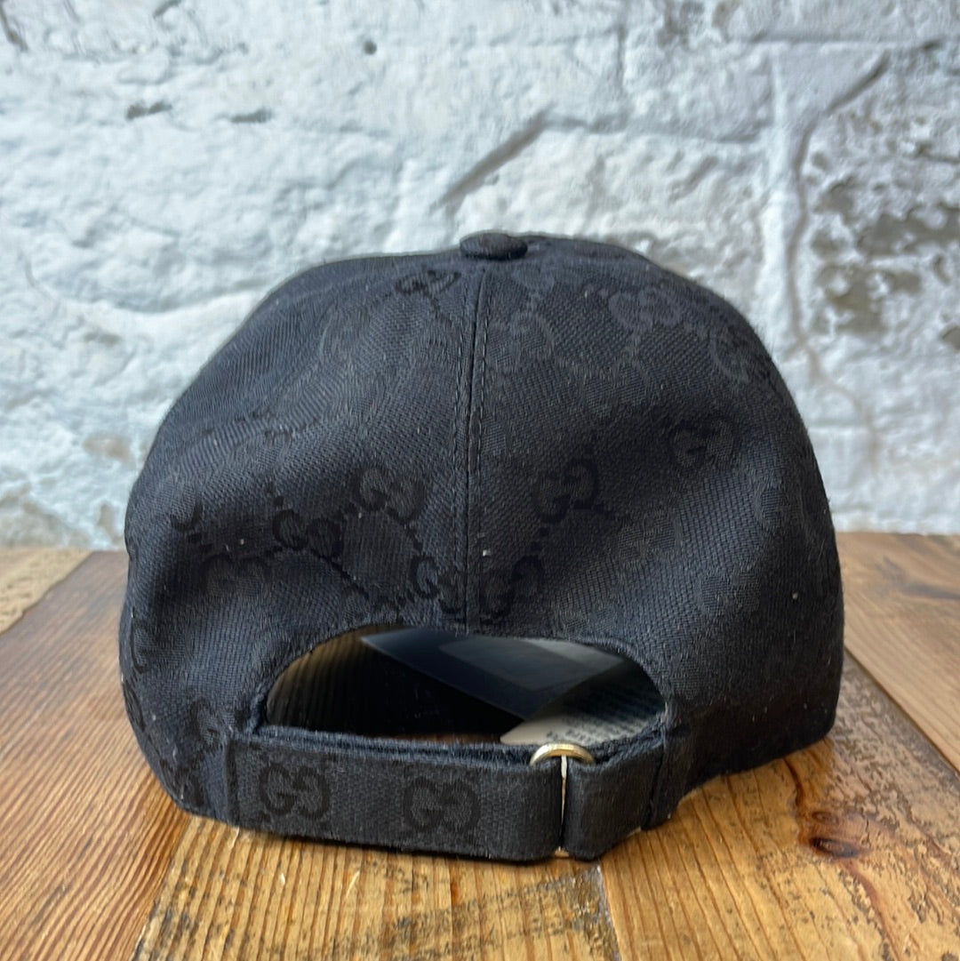 Gucci Circle Logo Black Monogram Hat