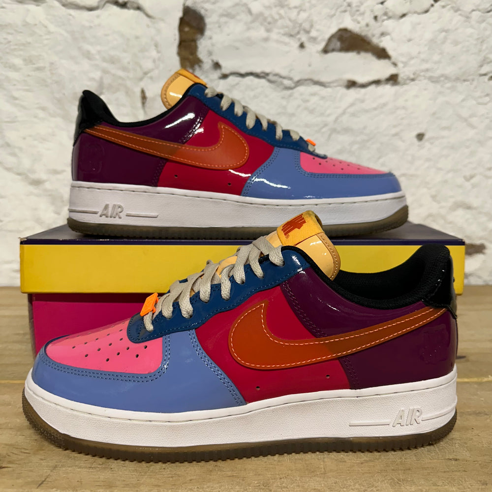 Nike Air Force 1 Low Undefeated Multi Patent Total Orange Sz 9