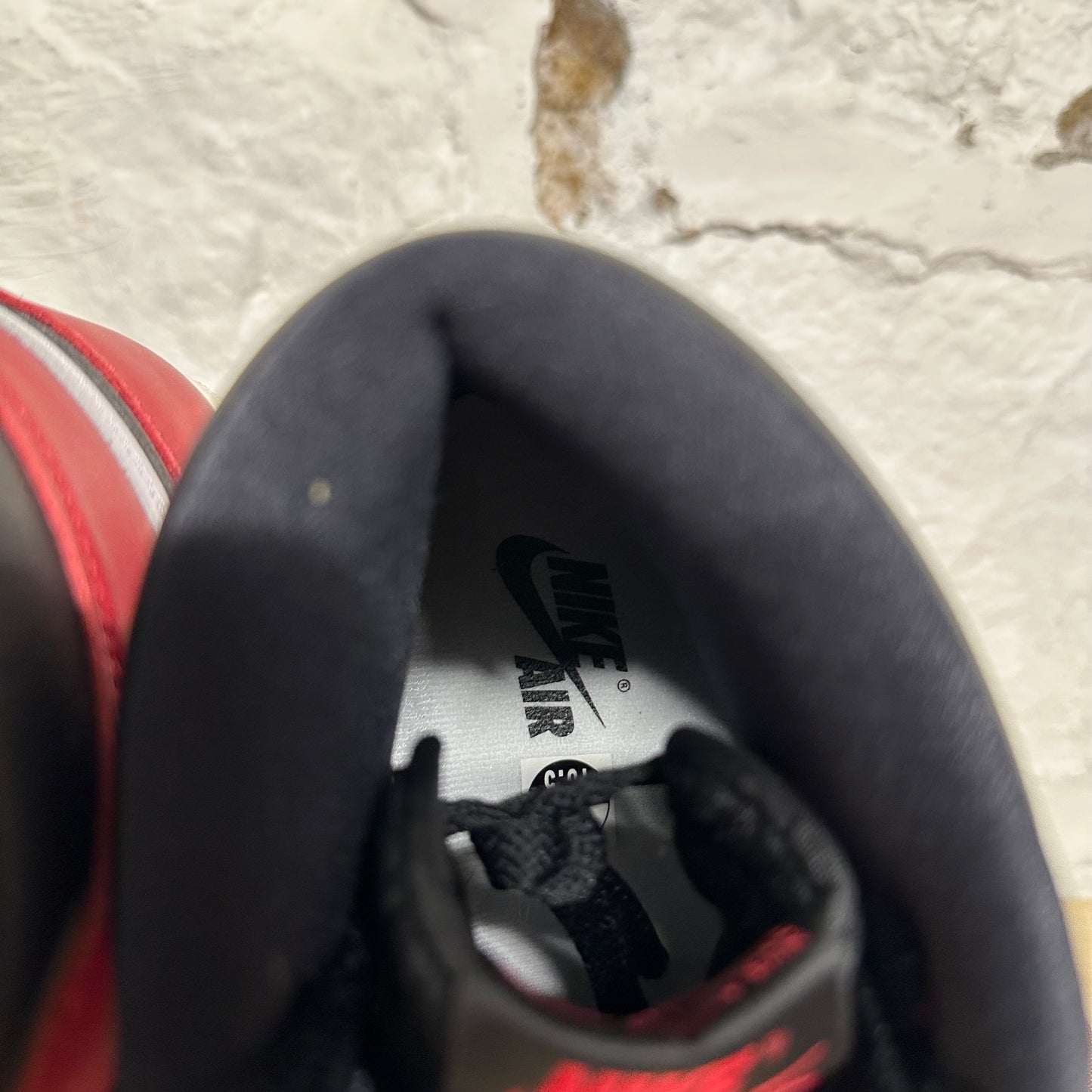 Air Jordan 1 High Reimagined Black Toe Sz 10.5