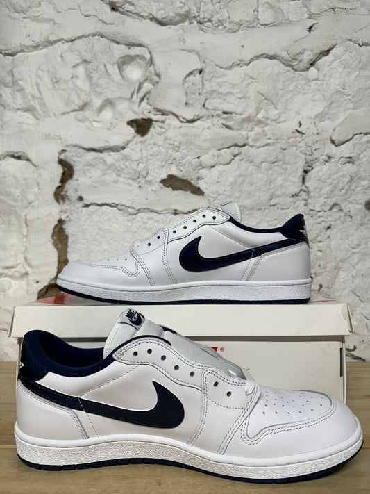 Air Jordan 1 Low Metallic Blue Sz 14 DS