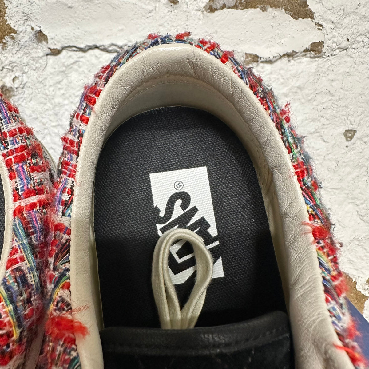 Vans Premium Old School Charms Red Black Sz 11.5