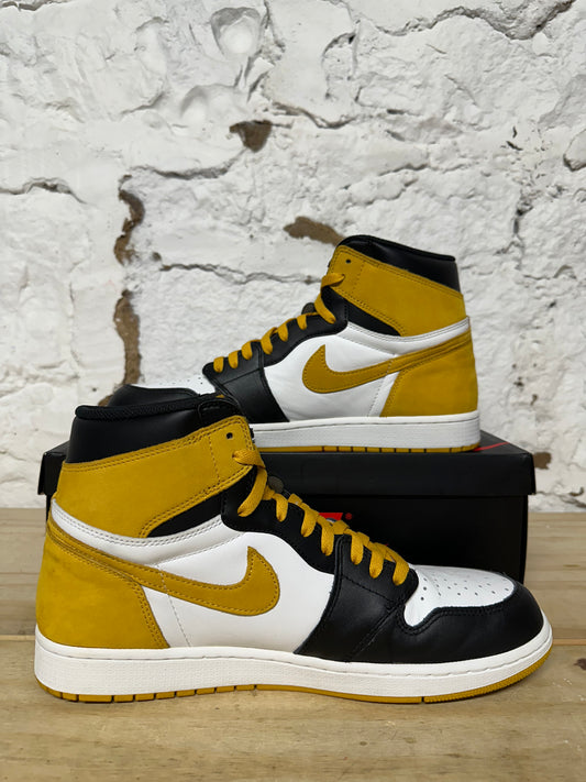 Air Jordan 1 High Yellow Ochre Sz 13
