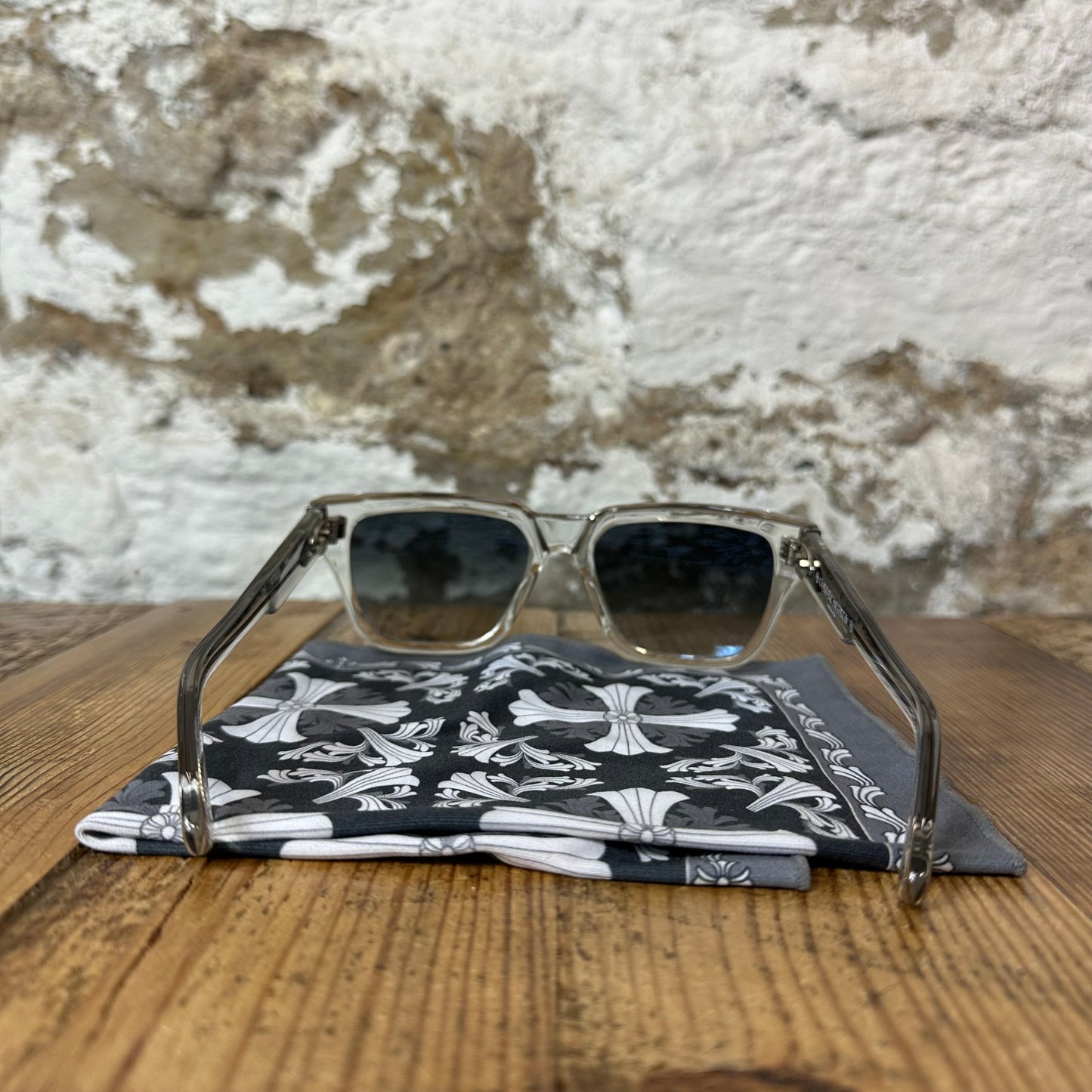 Chrome Hearts Midixathrill I Clear Sunglasses W/ Case