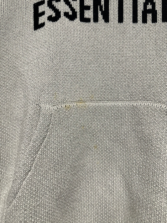 Fear of God Essentials Tan Knit Hoodie Sz L