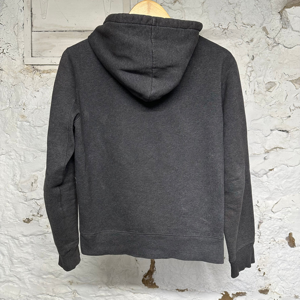 Burberry Dark Grey Zip-Up Hoodie Sz S