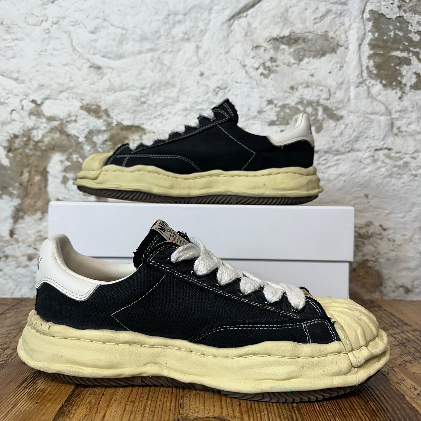 Maison Mihara Vintage Blakey Black Cream Sneaker Sz 10 (43)