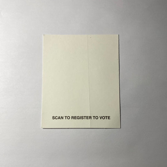 Supreme Register To Vote Sticker