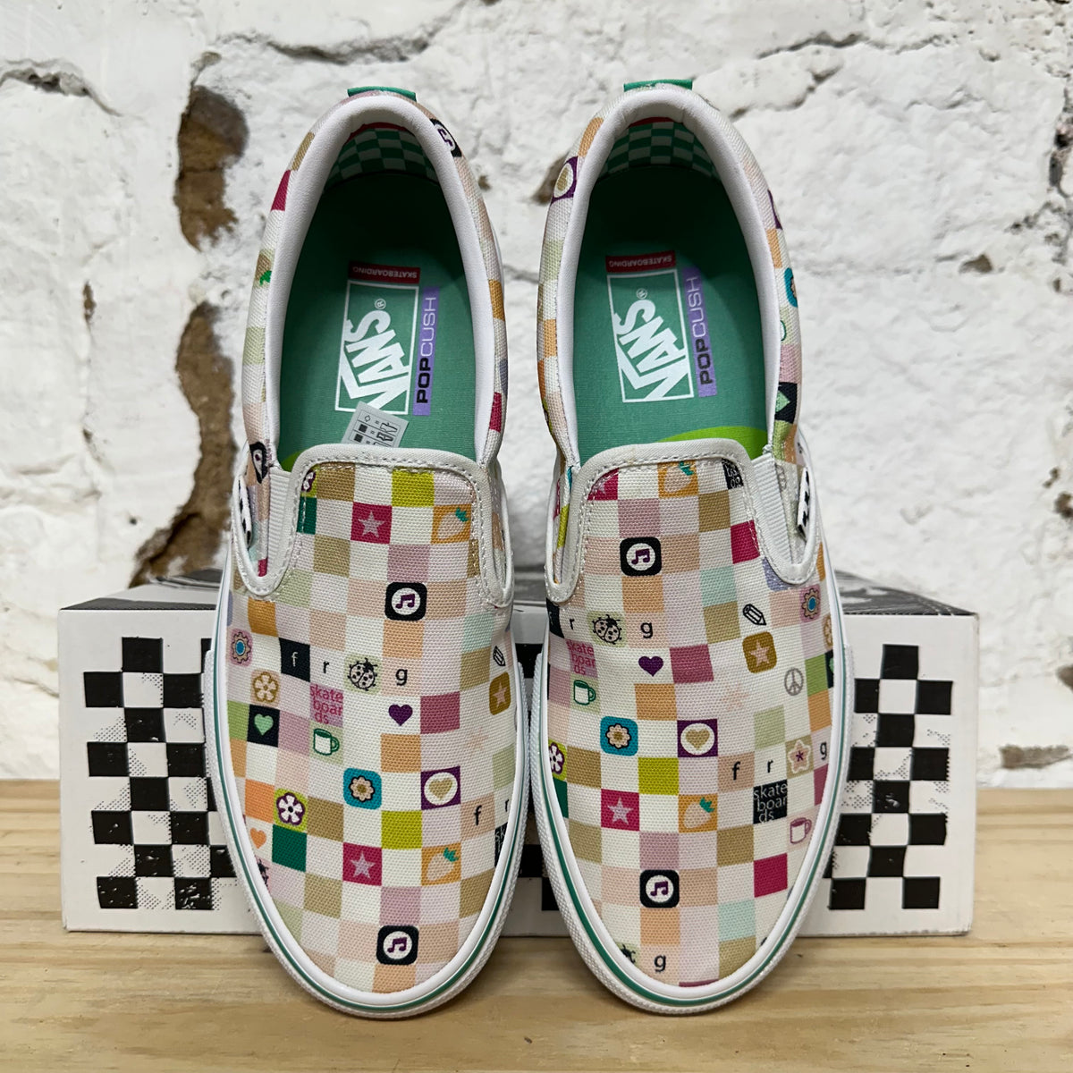 Vans Slip On Frog Skateboards Sz 9.5 DS