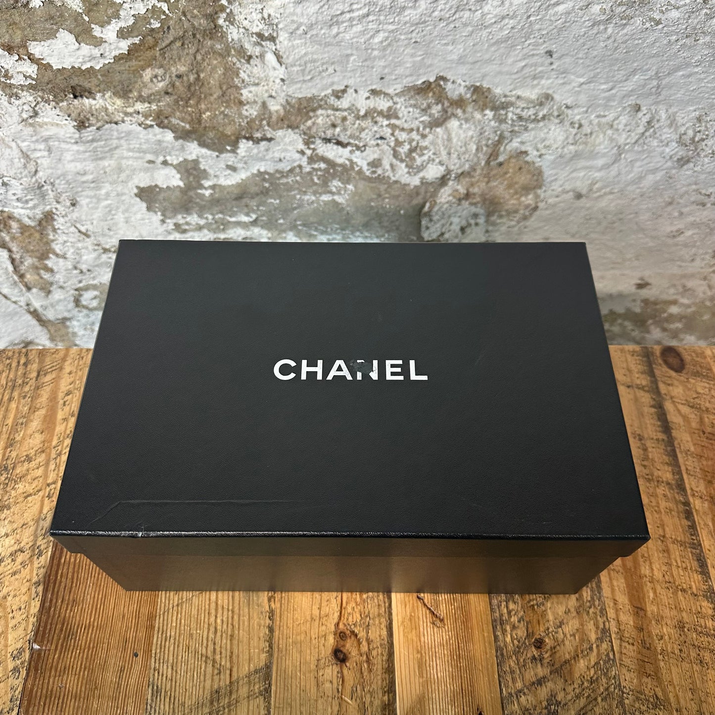 Chanel CC Salmon White Trainer Sneaker Sz 6.5 (39.5)