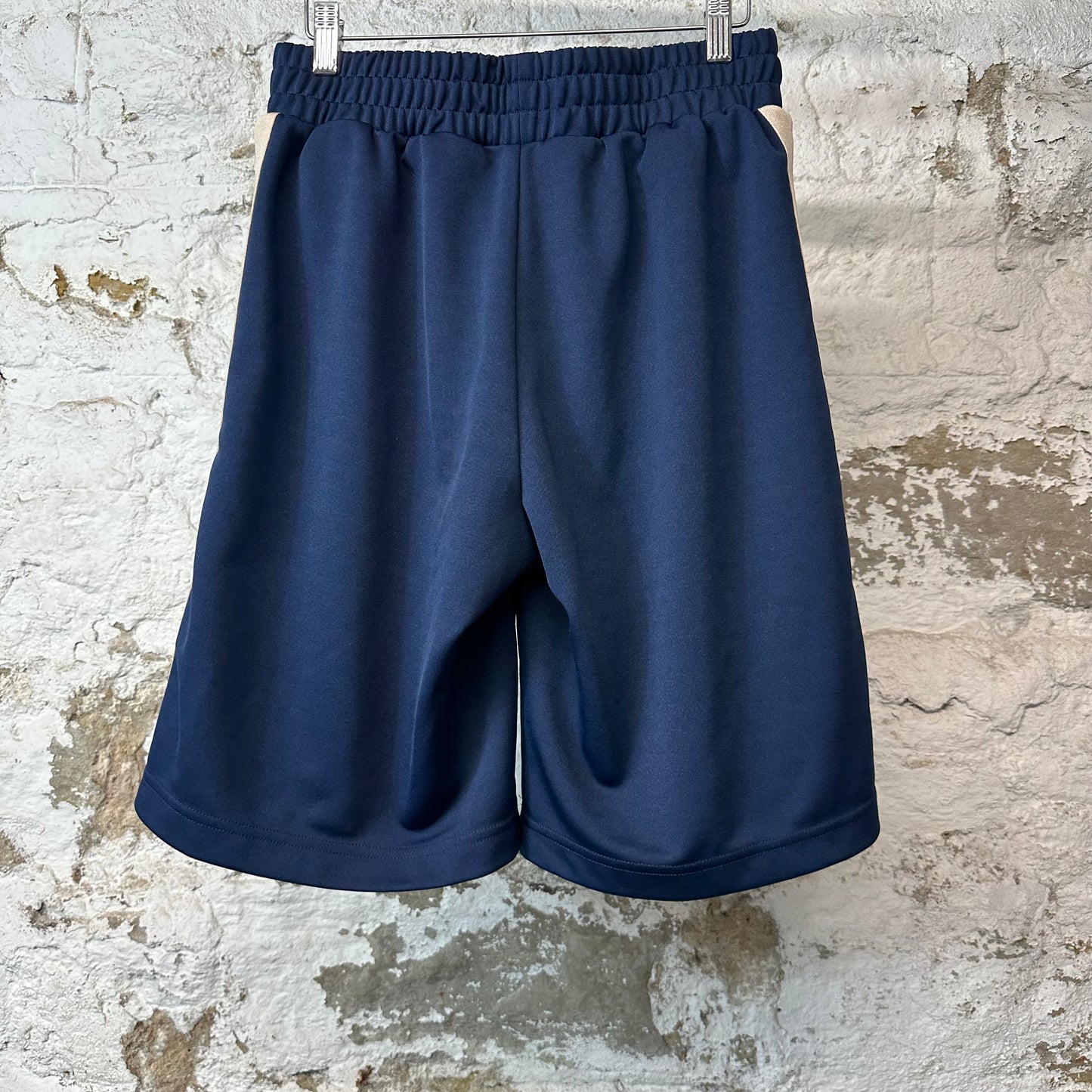 Palm Angels Navy Track Shorts Sz S