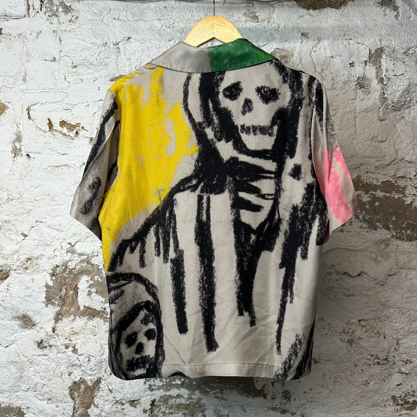 Amiri Wes Lang Multicolor Button Up Shirt Sz XS