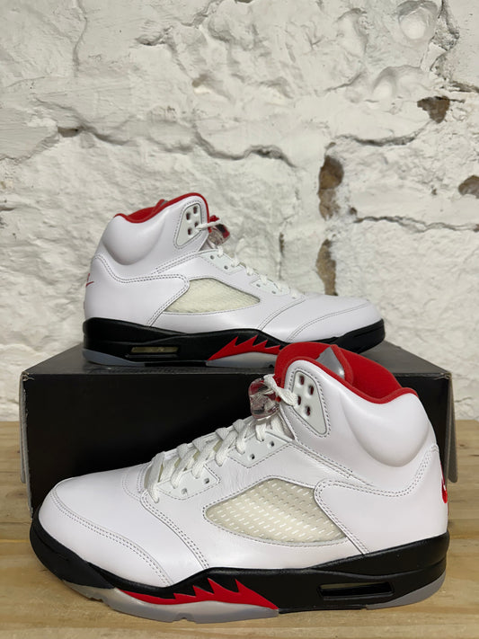 Air Jordan 5 Fire Red Silver Tongue (2020) Sz 11 DS
