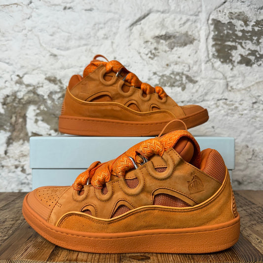 Lanvin Curb Triple Orange Sneaker