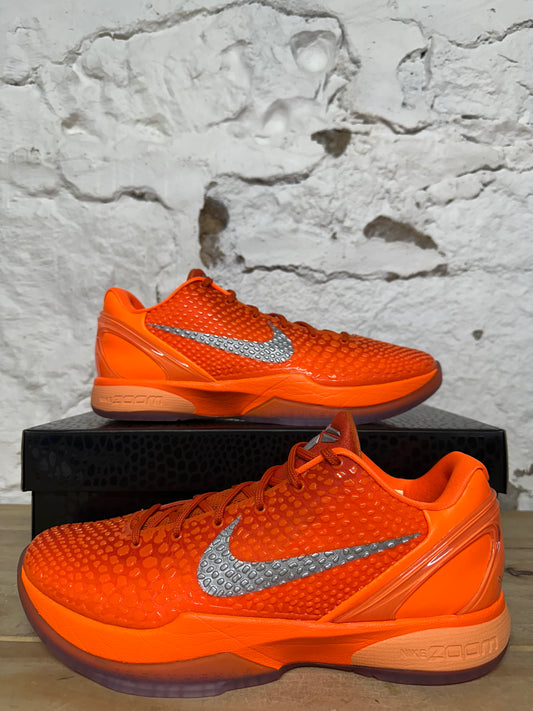 Nike Kobe 6 Protro Total Orange Sz 10
