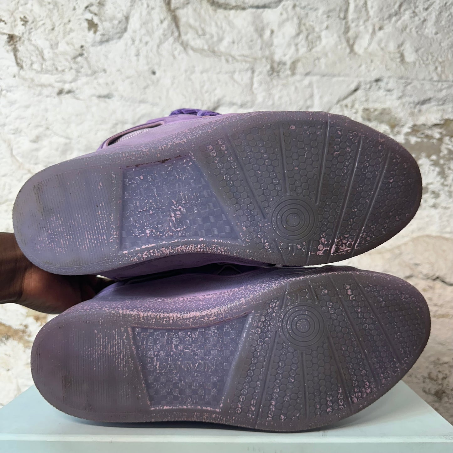Lanvin Curb Purple Lilac Sneaker Sz 14 (47)