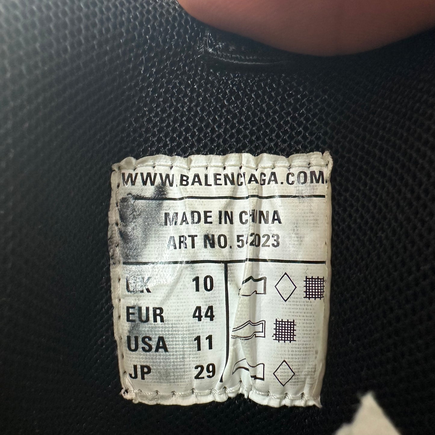 Balenciaga Track Runner Cream Grey Orange Sneaker Sz 11 (44)