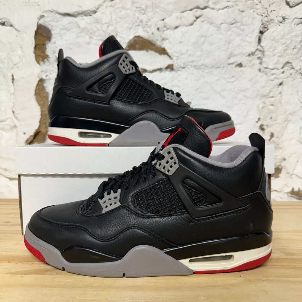 Air Jordan 4 Bred Reimagined Sz 10.5