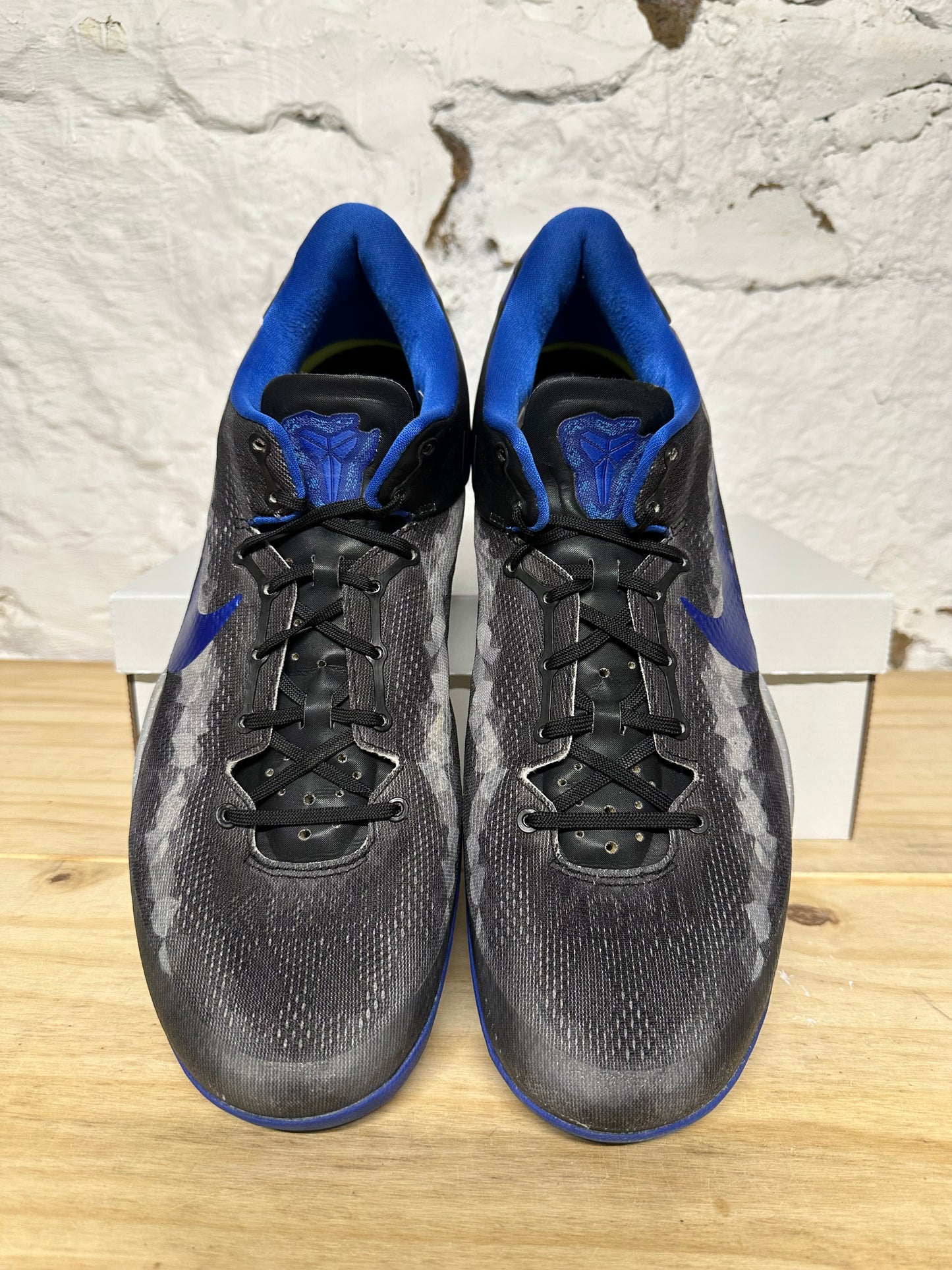 Nike Kobe 8 Nike ID Black Blue Sz 15