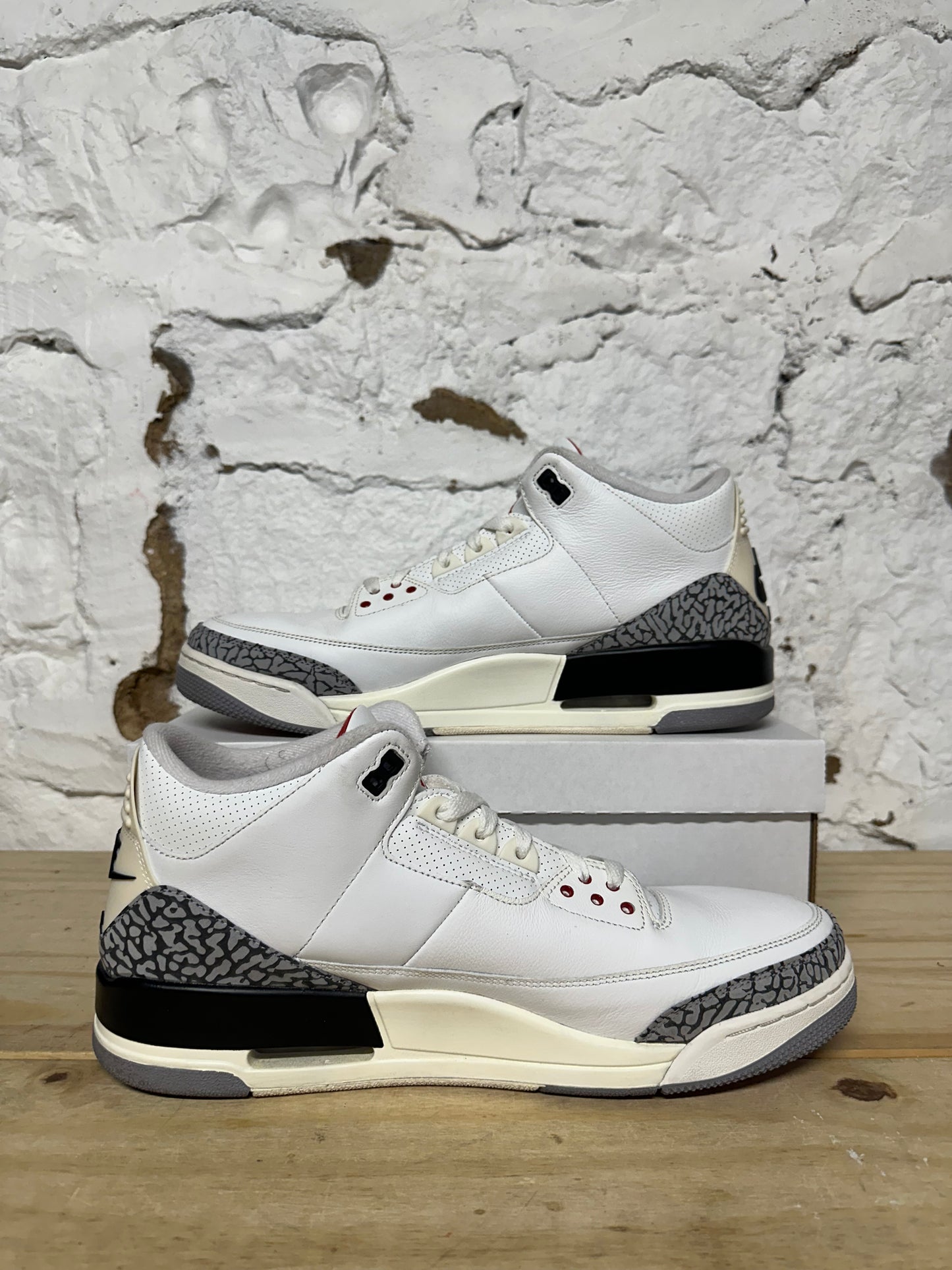Air Jordan 3 White Cement Reimagined Sz 14