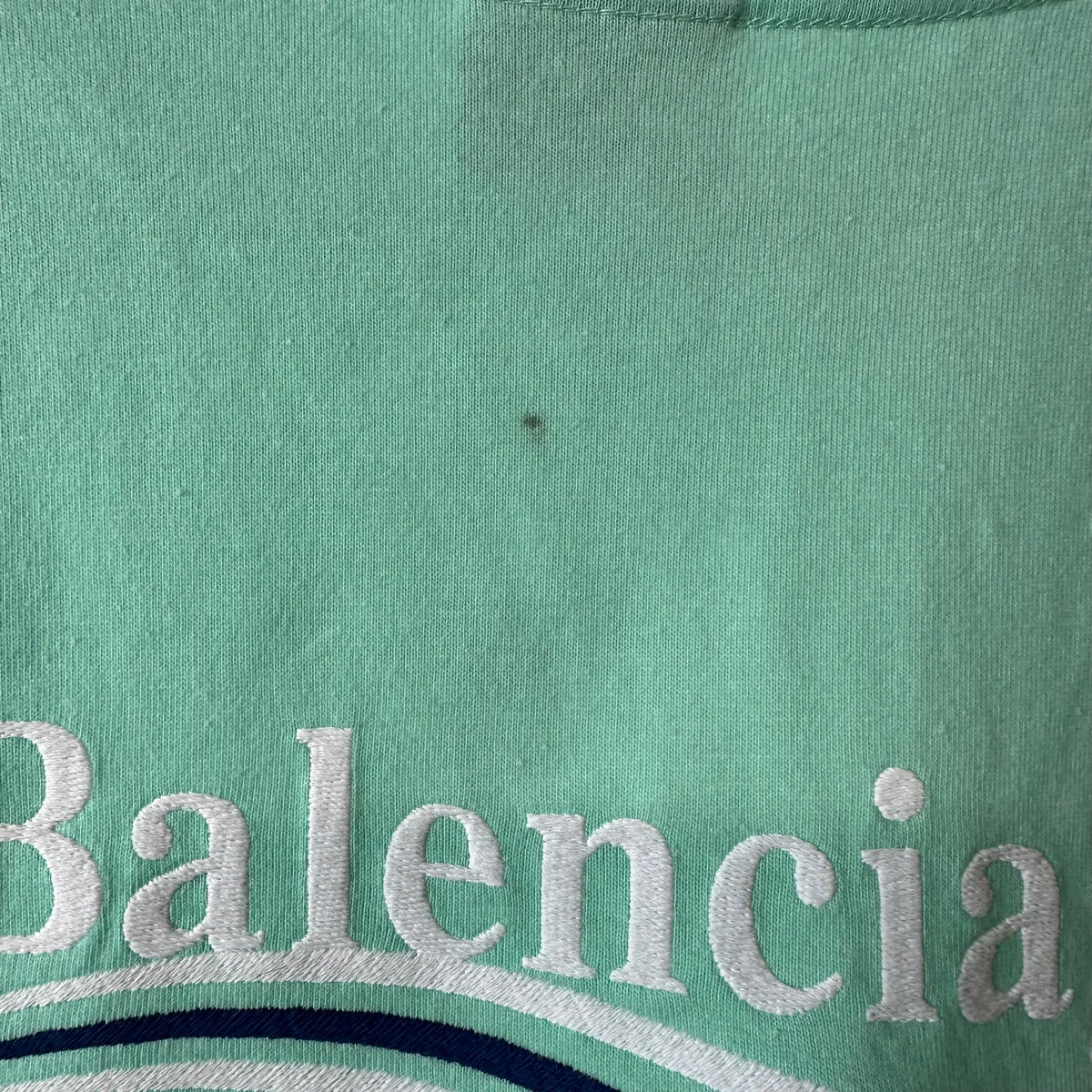 Balenciaga Political Mint Green T-Shirt Sz L