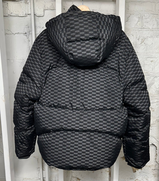 Kith Monogram Black Puffer Jacket Sz L