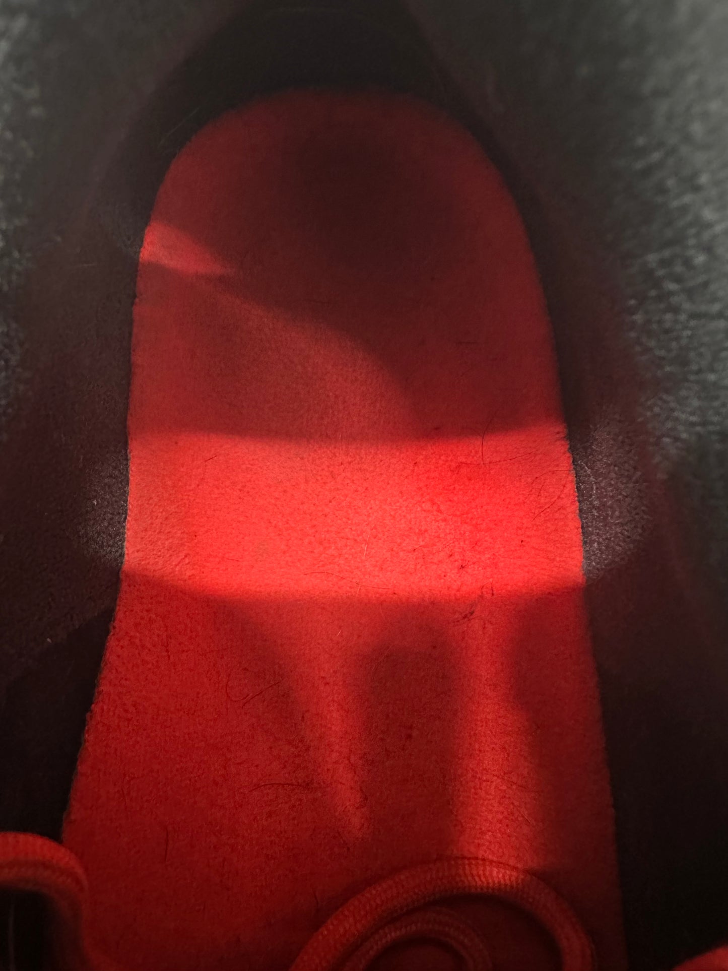 Nike Air Max 97 Wolf Grey Radiant Red Sz 9