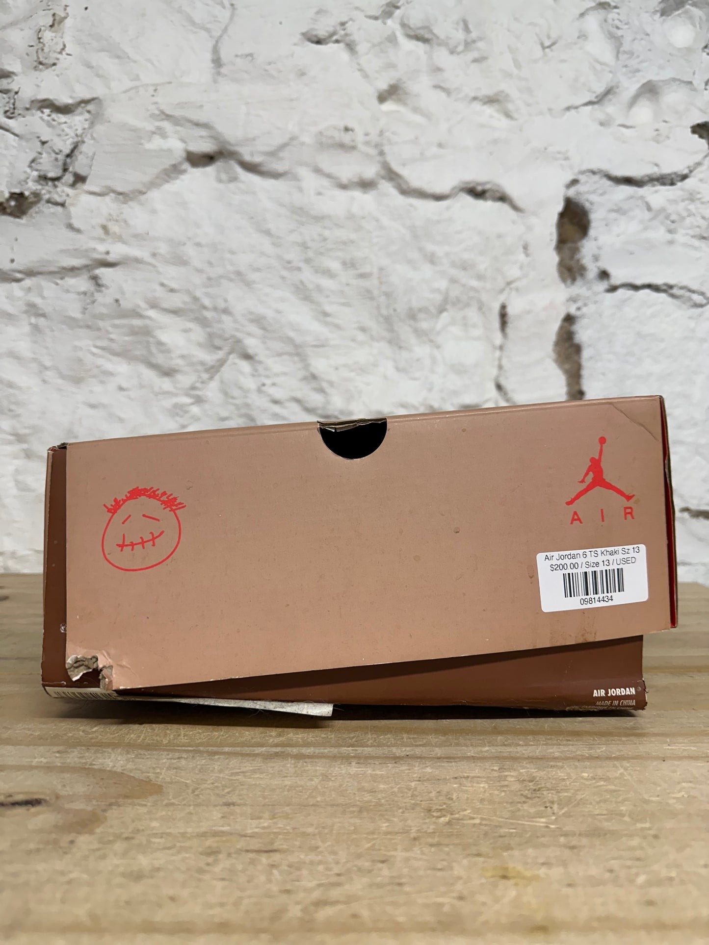 Air Jordan 6 Travis Scott British Khaki Sz 13